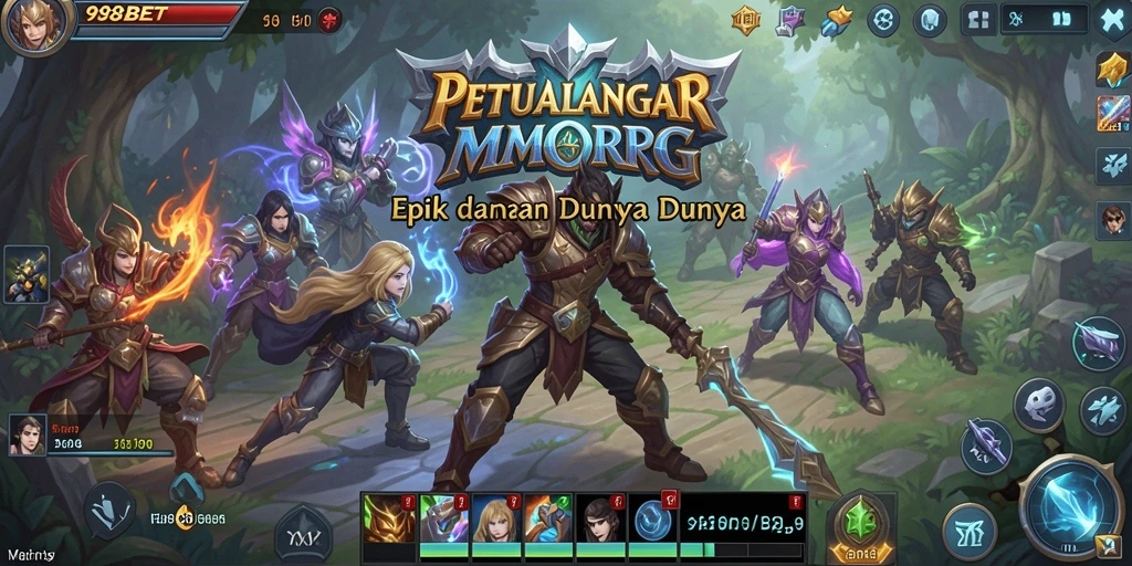 Screenshot gameplay 988BET menampilkan aksi seru dalam petualangan MMORPG.