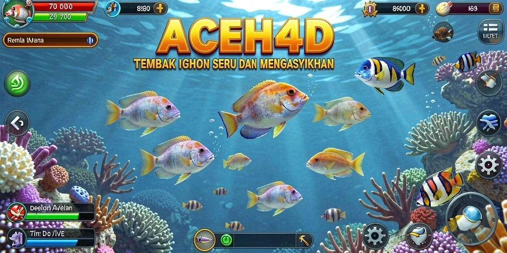 Screenshot gameplay Tembak Ikan yang seru dan menegangkan.