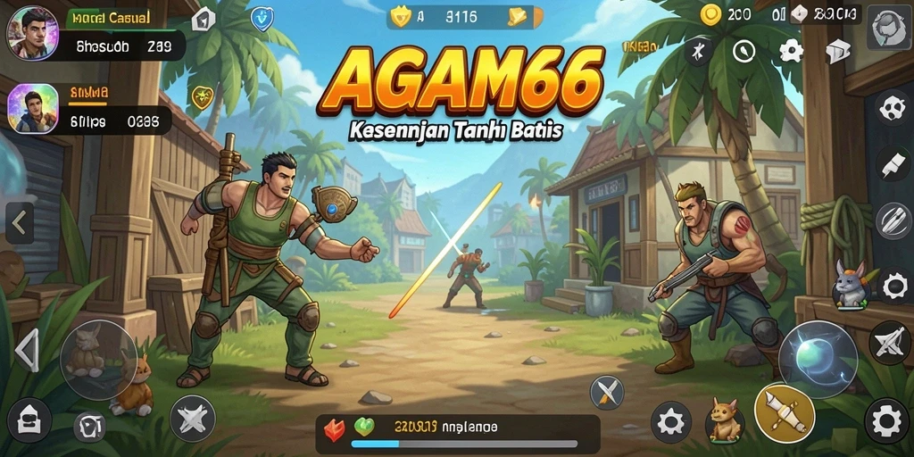 Tampilan gameplay seru dalam AGAM66 dengan banyak level menyenangkan.