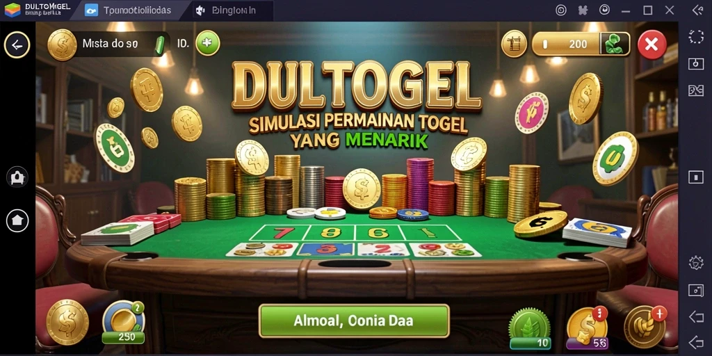 Tampilan gameplay mencengangkan dari DULTOGEL dengan elemen Simulation yang menarik.