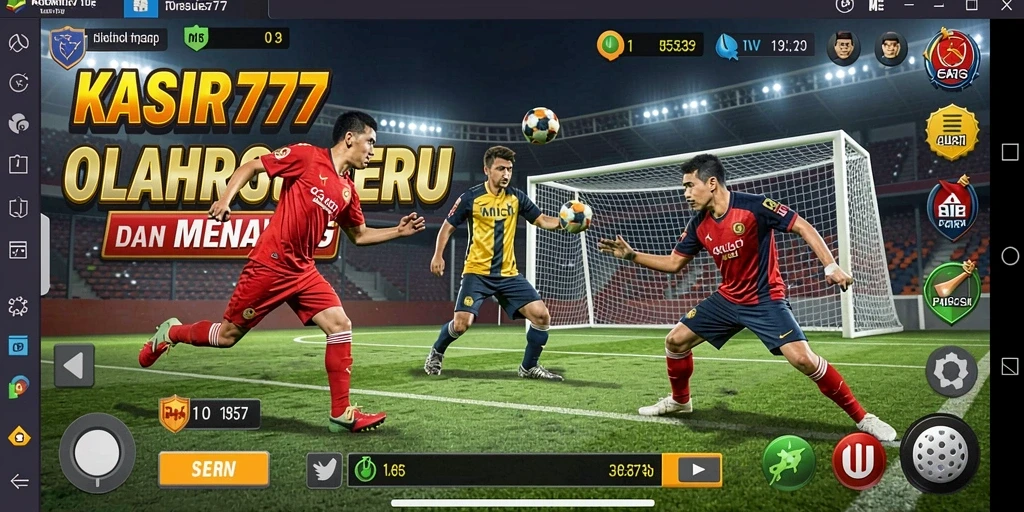 Tampilan menegangkan dari pertandingan olahraga KASIR777 di layar.