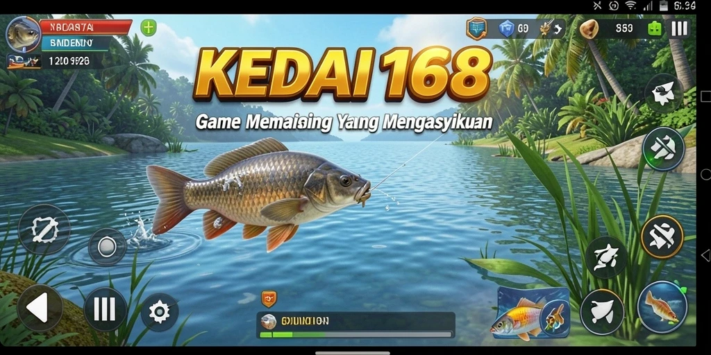 Tangkapan besar dalam gameplay KEDAI168 yang menantang.