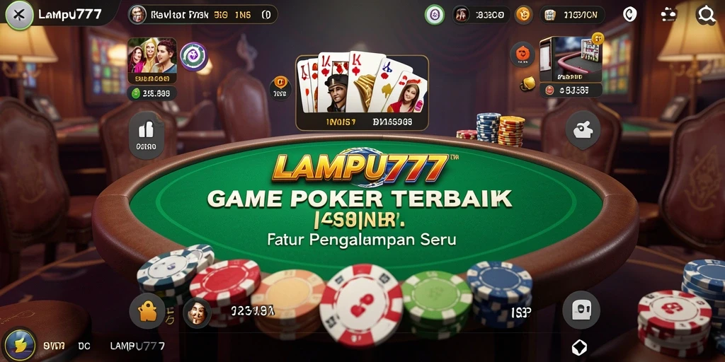 Tangkap momen seru gameplay LAMPU777 dalam Poker.