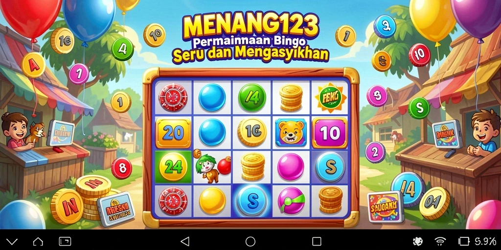 Tampilan gameplay Binggo yang menarik di MENANG123.