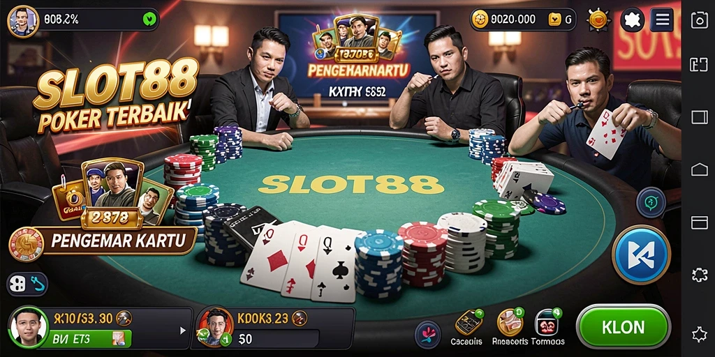 Tampilan gameplay seru yang memikat dalam SLOT88.